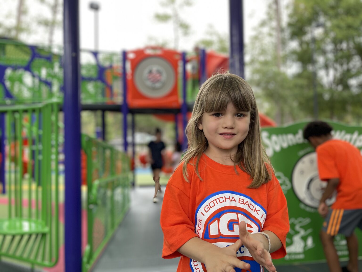 IGB student at outdoor event